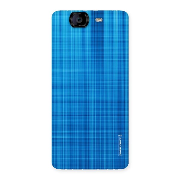 Stripe Blue Abstract Back Case for Canvas Knight A350