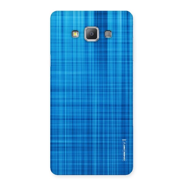 Stripe Blue Abstract Back Case for Galaxy A7