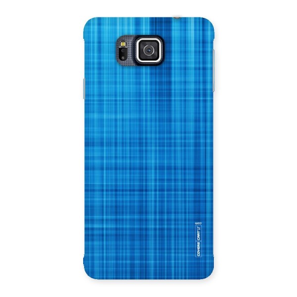 Stripe Blue Abstract Back Case for Galaxy Alpha
