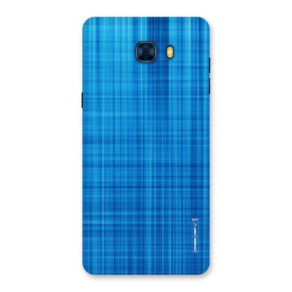 Stripe Blue Abstract Back Case for Galaxy C7 Pro