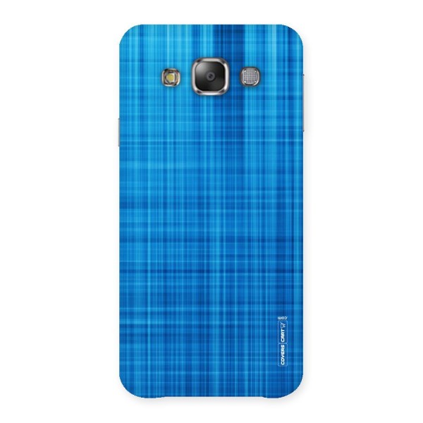 Stripe Blue Abstract Back Case for Galaxy E7