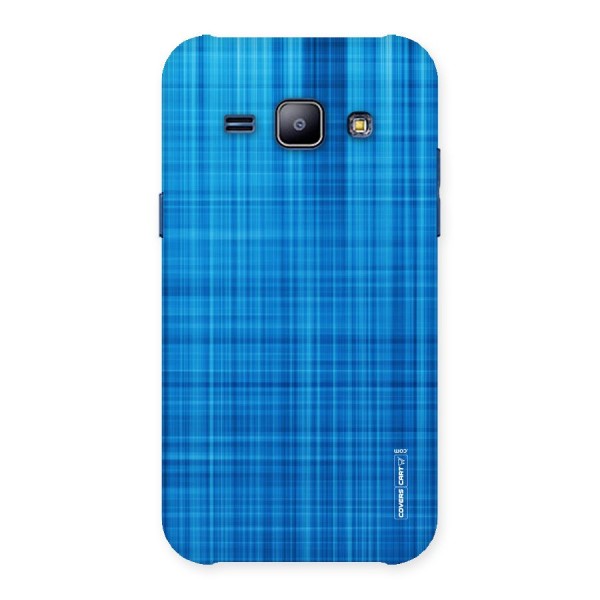 Stripe Blue Abstract Back Case for Galaxy J1