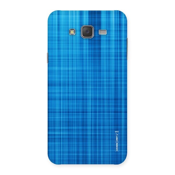 Stripe Blue Abstract Back Case for Galaxy J7