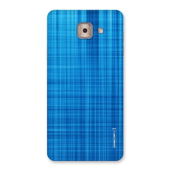 Stripe Blue Abstract Back Case for Galaxy J7 Max