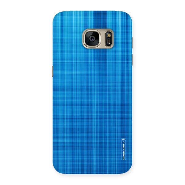 Stripe Blue Abstract Back Case for Galaxy S7