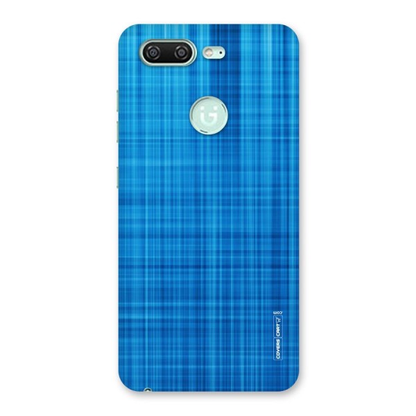 Stripe Blue Abstract Back Case for Gionee S10