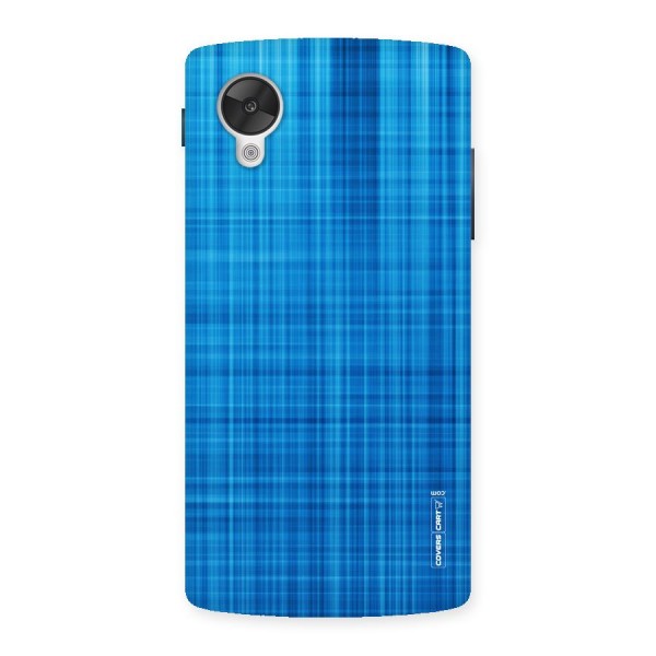 Stripe Blue Abstract Back Case for Google Nexsus 5