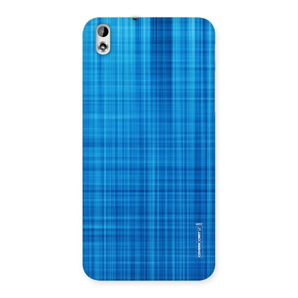 Stripe Blue Abstract Back Case for HTC Desire 816g