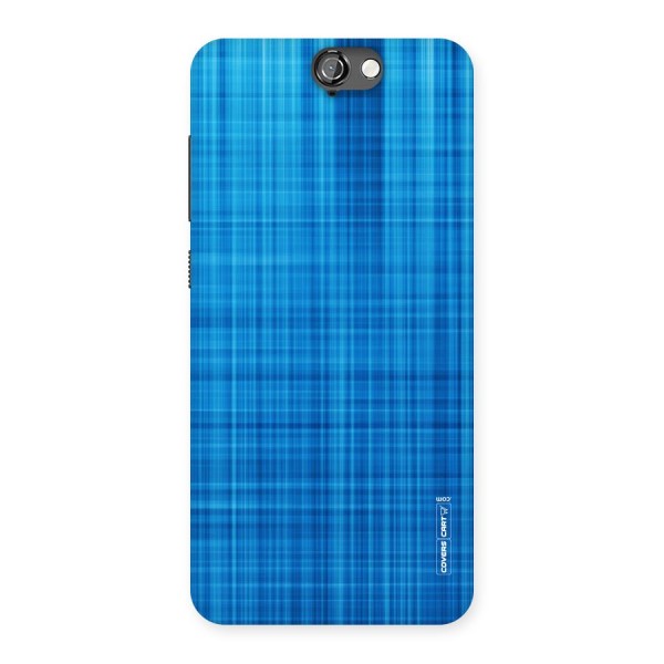 Stripe Blue Abstract Back Case for HTC One A9