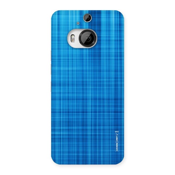 Stripe Blue Abstract Back Case for HTC One M9 Plus