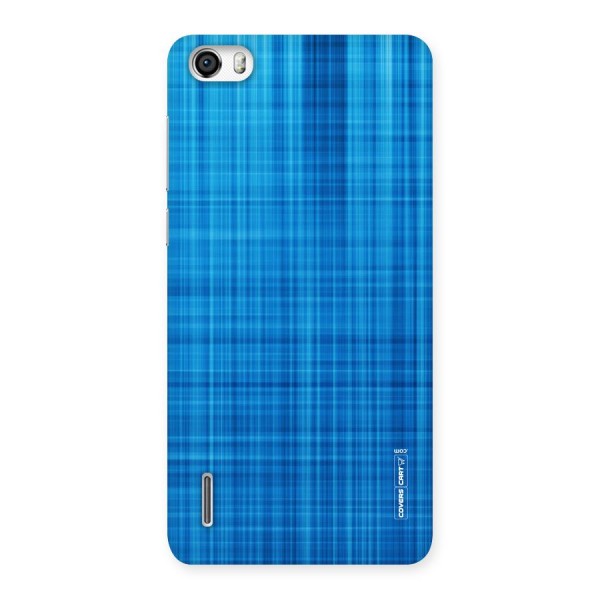 Stripe Blue Abstract Back Case for Honor 6