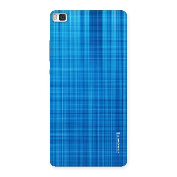 Stripe Blue Abstract Back Case for Huawei P8