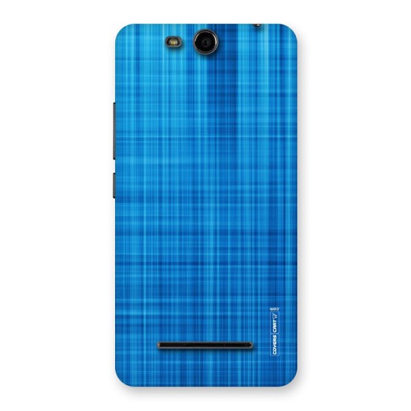 Stripe Blue Abstract Back Case for Micromax Canvas Juice 3 Q392