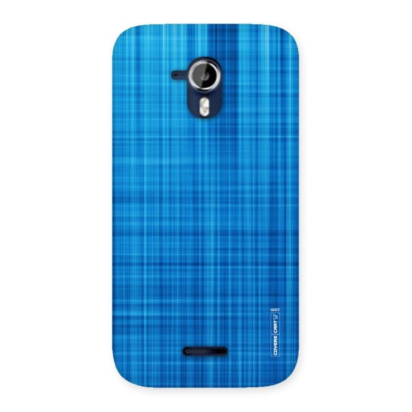 Stripe Blue Abstract Back Case for Micromax Canvas Magnus A117