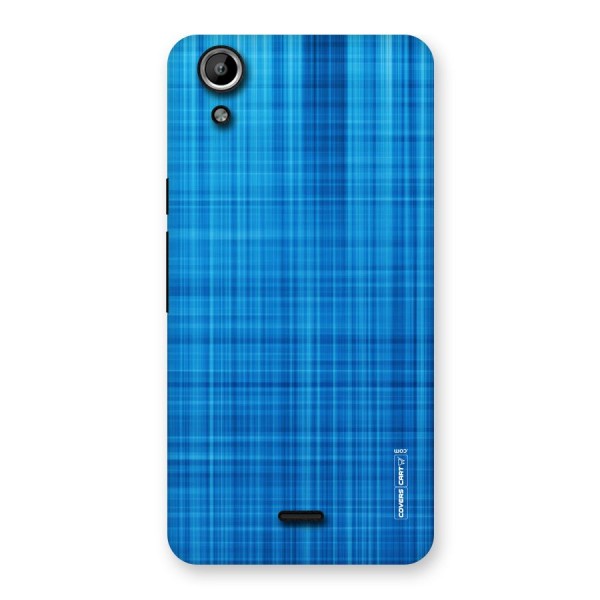 Stripe Blue Abstract Back Case for Micromax Canvas Selfie Lens Q345