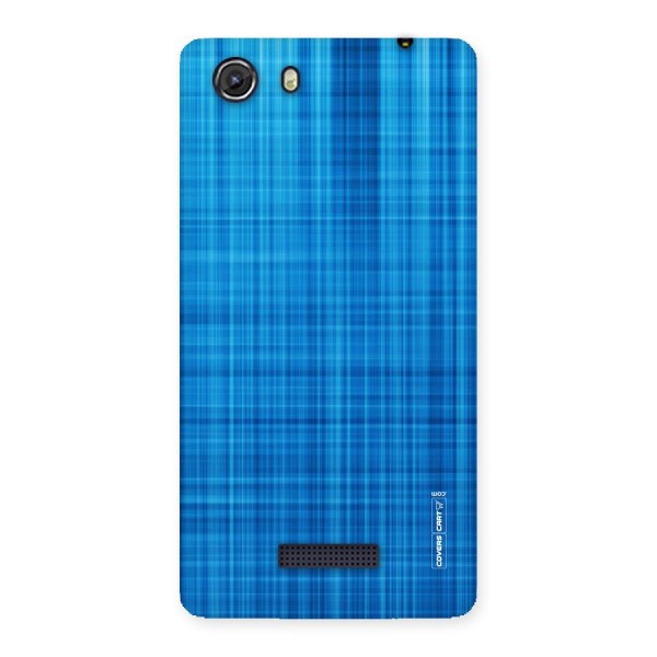 Stripe Blue Abstract Back Case for Micromax Unite 3