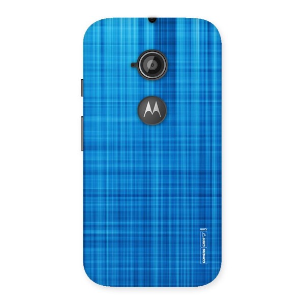 Stripe Blue Abstract Back Case for Moto E 2nd Gen