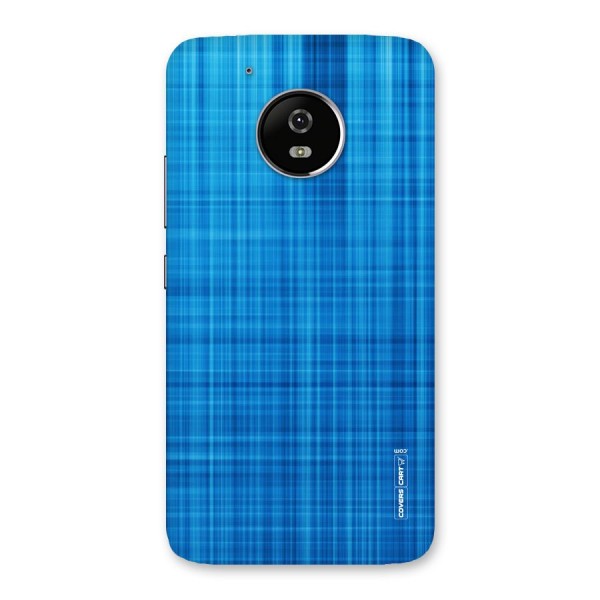 Stripe Blue Abstract Back Case for Moto G5