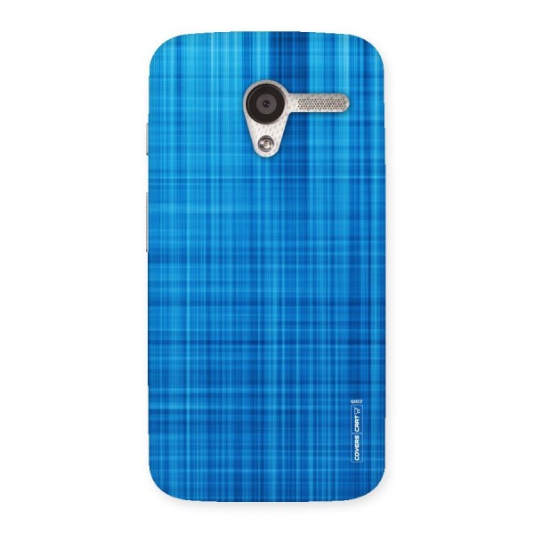 Stripe Blue Abstract Back Case for Moto X