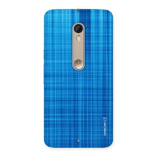 Stripe Blue Abstract Back Case for Motorola Moto X Style