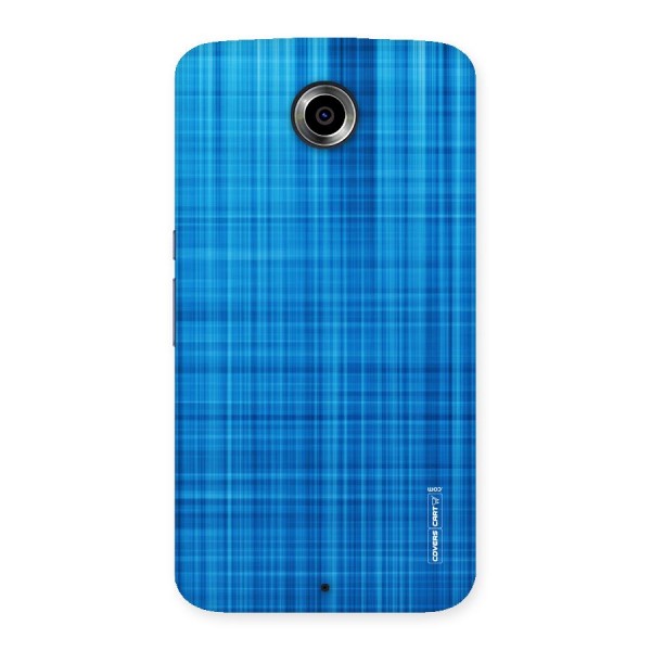 Stripe Blue Abstract Back Case for Nexsus 6