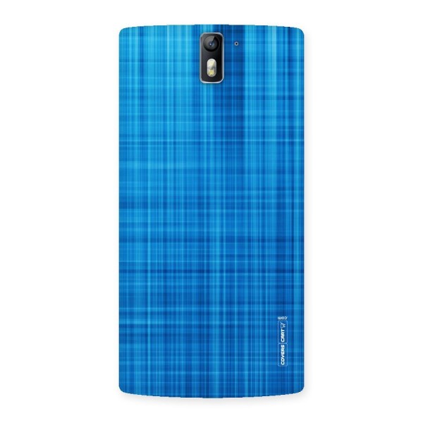 Stripe Blue Abstract Back Case for One Plus One