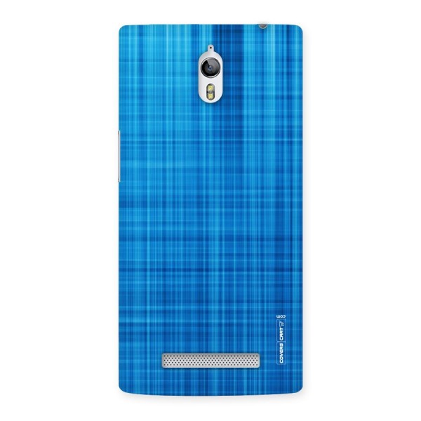 Stripe Blue Abstract Back Case for Oppo Find 7