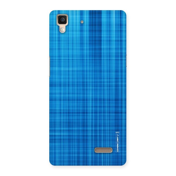 Stripe Blue Abstract Back Case for Oppo R7