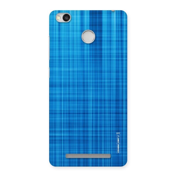 Stripe Blue Abstract Back Case for Redmi 3S Prime