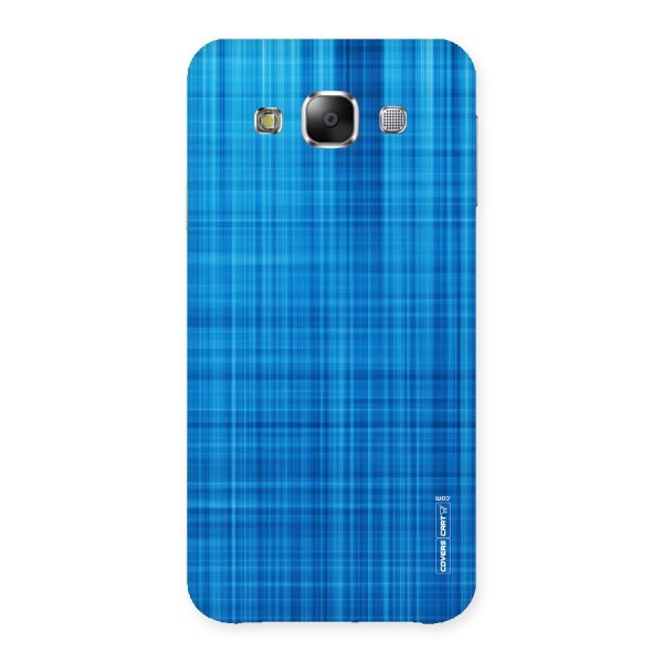 Stripe Blue Abstract Back Case for Samsung Galaxy E5
