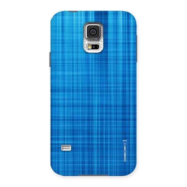 Stripe Blue Abstract Back Case for Samsung Galaxy S5