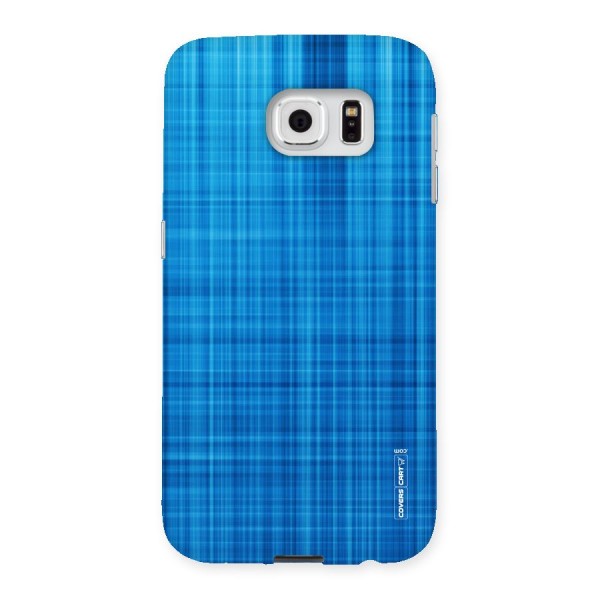 Stripe Blue Abstract Back Case for Samsung Galaxy S6