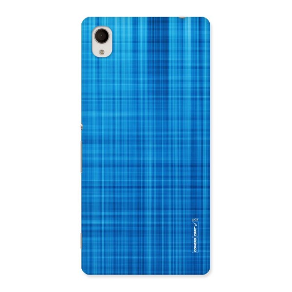 Stripe Blue Abstract Back Case for Sony Xperia M4