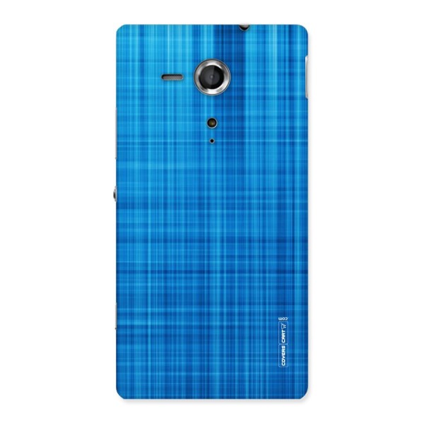 Stripe Blue Abstract Back Case for Sony Xperia SP