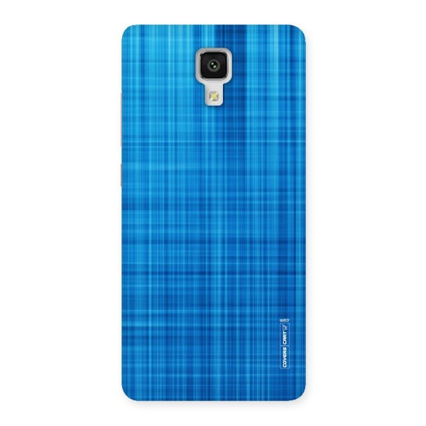 Stripe Blue Abstract Back Case for Xiaomi Mi 4