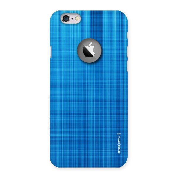 Stripe Blue Abstract Back Case for iPhone 6 Logo Cut