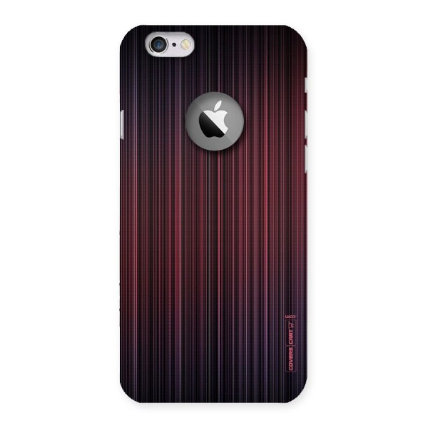 Stripes Gradiant Back Case for iPhone 6 Logo Cut