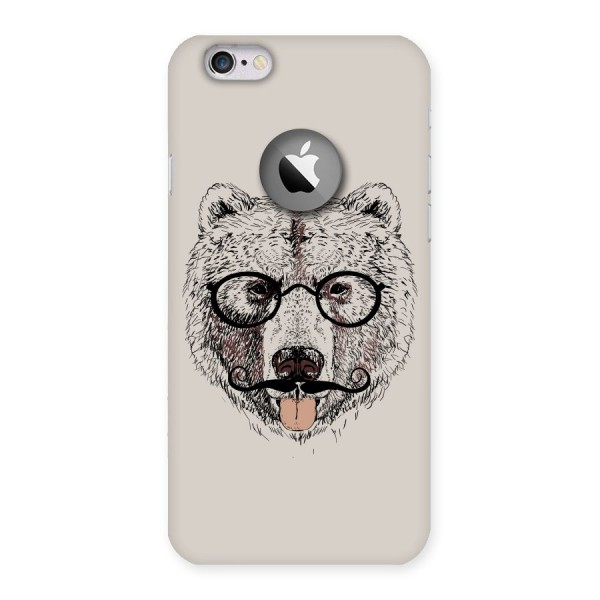 Studious Bear Back Case for iPhone 6 Logo Cut