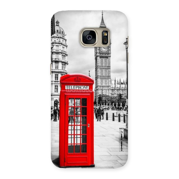 Telephone Booth Back Case for Galaxy S7
