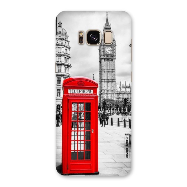 Telephone Booth Back Case for Galaxy S8