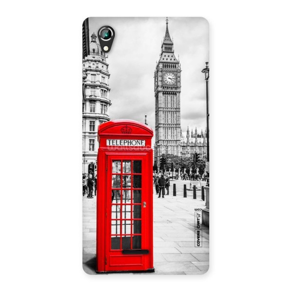 Telephone Booth Back Case for Lava Iris 800