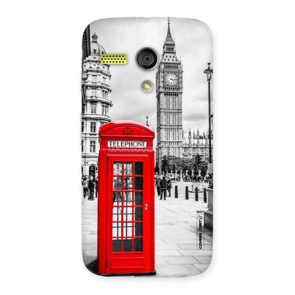 Telephone Booth Back Case for Moto G