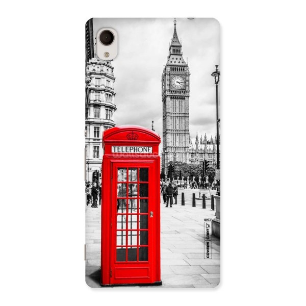Telephone Booth Back Case for Sony Xperia M4