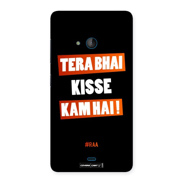 Tera Bhai Raftaar Back Case for Lumia 540