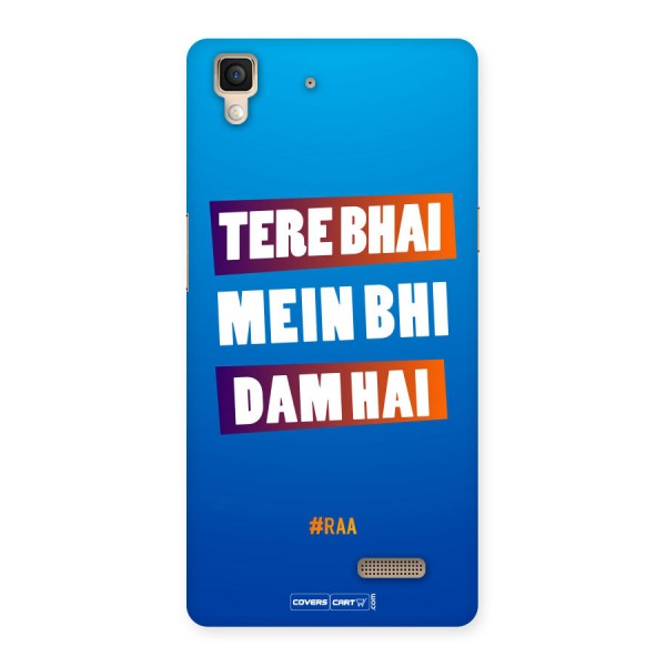 Tera Bhai Raftaar (Blue) Back Case for Oppo R7