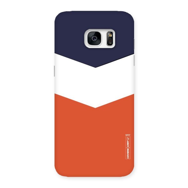 Three Colour Pattern Back Case for Galaxy S7 Edge
