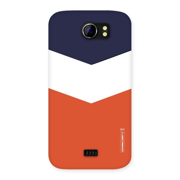 Three Colour Pattern Back Case for Micromax Canvas 2 A110