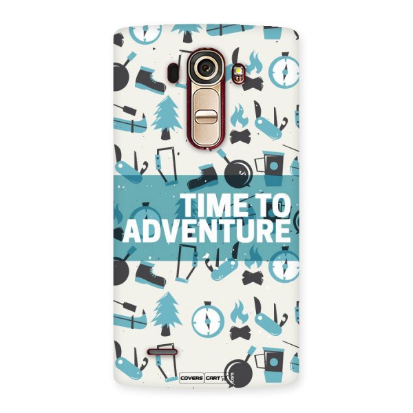 Time To Adventure Blazing Blue Back Case for LG G4