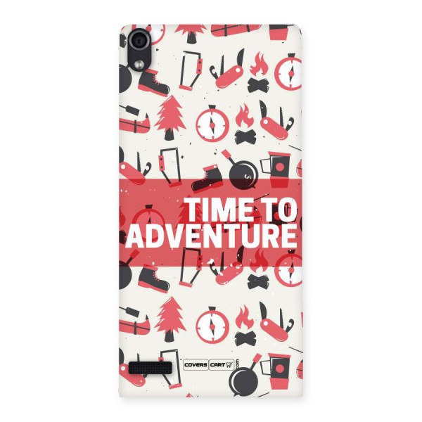 Time To Adventure Radiant Red Back Case for Ascend P6