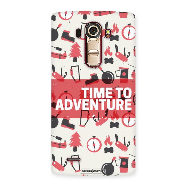 Time To Adventure Radiant Red Back Case for LG G4